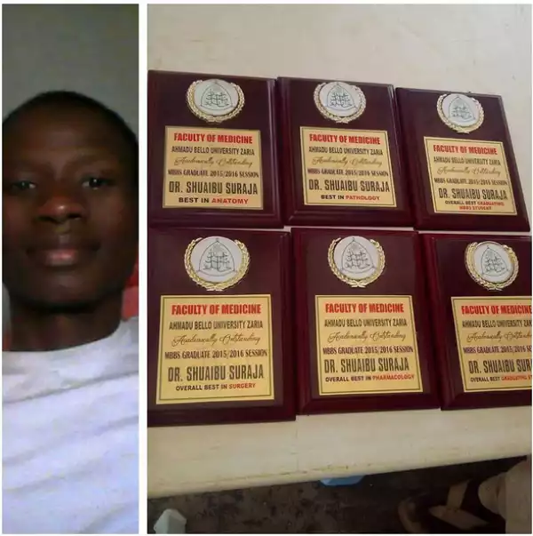 Young Man Smashes Records To Become Best Graduating Student In Medcine At ABU